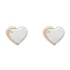 Jack Murphy Jewellers Childrens Jewellery | Jmj Diamond Set Jewellery | Sterling Silver Cute Heart & Diamond Stud Earrings