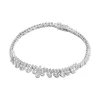 Jack Murphy Jewellers Bridal Jewellery | Jmj Sterling Silver Jewellery | Sterling Silver CZ Scalloped Line Bracelet
