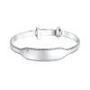 Jack Murphy Jewellers Childrens Jewellery | Jmj Diamond Set Jewellery | Sterling Silver Diamond Set Milgrain Edge Children's Bangle