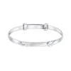 Jack Murphy Jewellers Childrens Jewellery | Jmj Diamond Set Jewellery | Sterling Silver Diamond Teddy Bear Peekaboo Children's Bangle