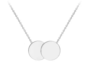 Jack Murphy Jewellers Jmj Sterling Silver Jewellery | Sterling Silver Double Disk Adjustable Necklace