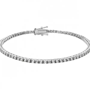 Jack Murphy Jewellers All Jmj & Branded Fashion Jewellery | Jmj Sterling Silver Jewellery | Sterling Silver Fine CZ Tennis Bracelet