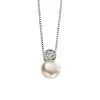 Jack Murphy Jewellers Jmj Sterling Silver Jewellery | Sterling Silver Freshwater Pearl & CZ Necklace