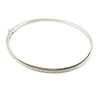 Jack Murphy Jewellers Jmj Sterling Silver Jewellery | Sterling Silver Half Channel Set CZ Bangle
