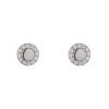 Jack Murphy Jewellers Childrens Jewellery | Jmj Sterling Silver Jewellery | Sterling Silver Halo & Buttoned Stud Earrings