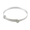 Jack Murphy Jewellers Childrens Jewellery | Jmj Sterling Silver Jewellery | Sterling Silver Heart Baby Bangle