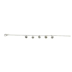 Jack Murphy Jewellers Childrens Jewellery | Jmj Sterling Silver Jewellery | Sterling Silver Heart's Children's Bracelet