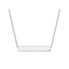 Jack Murphy Jewellers Jmj Sterling Silver Jewellery | Sterling Silver Horizontal Personalising Necklace