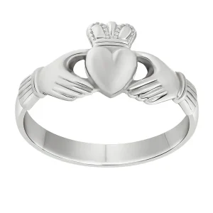 Jack Murphy Jewellers Jmj Sterling Silver Jewellery | Sterling Silver Ladies Claddagh Ring