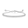 Jack Murphy Jewellers Bridal Jewellery | Sterling Silver 2.5mm CZ Drawstring Line Bracelet