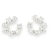 Jack Murphy Jewellers Childrens Jewellery | Jmj Sterling Silver Jewellery | Sterling Silver 20mm Open Round Clustered CZ Stud Earrings