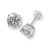 Jack Murphy Jewellers Childrens Jewellery | Jmj Sterling Silver Jewellery | Sterling Silver 9mm Round Solitaire CZ Stud Earrings