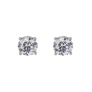Jack Murphy Jewellers Childrens Jewellery | Jmj Sterling Silver Jewellery | Sterling Silver 6mm Round Solitaire CZ Stud Earrings