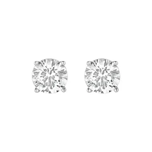 Jack Murphy Jewellers Childrens Jewellery | Jmj Sterling Silver Jewellery | Sterling Silver 4mm Round Solitaire CZ Stud Earrings
