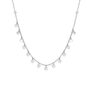 Jack Murphy Jewellers Jmj Sterling Silver Jewellery | Sterling Silver Multi Dangly Hearts Necklace