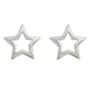 Jack Murphy Jewellers Childrens Jewellery | Jmj Sterling Silver Jewellery | Sterling Silver Open Star Stud Earrings