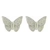 Jack Murphy Jewellers Childrens Jewellery | Jmj Sterling Silver Jewellery | Sterling Silver Pavé CZ Butterfly Stud Earrings