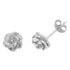 Jack Murphy Jewellers Childrens Jewellery | Jmj Sterling Silver Jewellery | Sterling Silver Rose Petal Stud Earrings