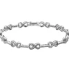 Jack Murphy Jewellers Bridal Jewellery | All Jmj & Branded Fashion Jewellery | Sterling Silver Split Infinity CZ Linked Bracelet