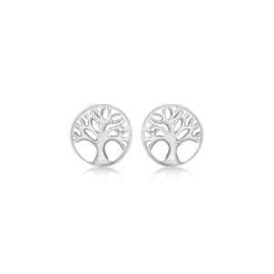 Jack Murphy Jewellers Jmj Sterling Silver Jewellery | Sterling Silver Tree Of Life Stud Earrings