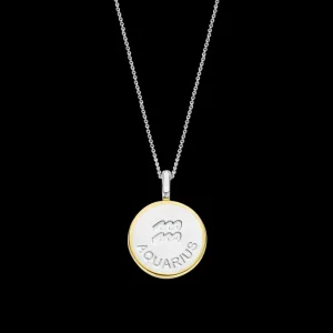 Ti Sento - Milano All Jmj & Branded Fashion Jewellery | Aquarius Mother of Pearl Necklace 6826AQ