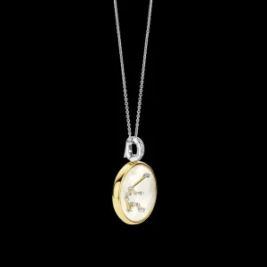 Ti Sento - Milano All Jmj & Branded Fashion Jewellery | Aquarius Mother of Pearl Necklace 6826AQ