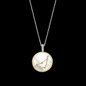 Ti Sento - Milano All Jmj & Branded Fashion Jewellery | Ti Sento - Zodiac Capricorn Mother of Pearl Necklace 6826CN