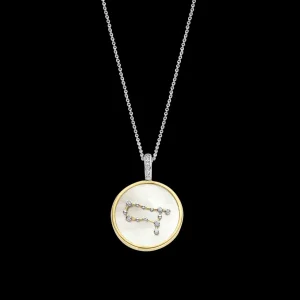 Ti Sento - Milano All Jmj & Branded Fashion Jewellery | Ti Sento - Zodiac Gemini Mother of Pearl Necklace 6826GE